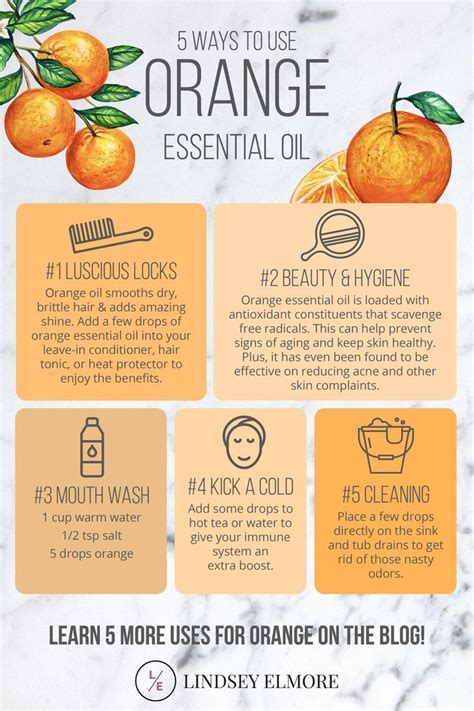 10 Ways To Use Orange Essential Oil Artofit
