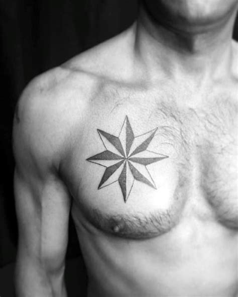 40 Simple Star Tattoos For Men Luminous Ink Design Ideas