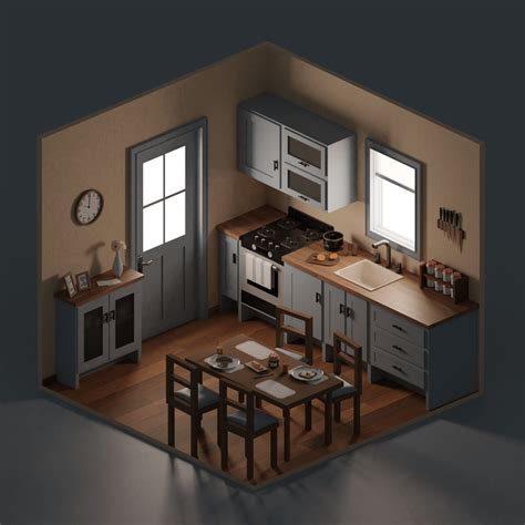 Isometric Kitchen ~ Blender