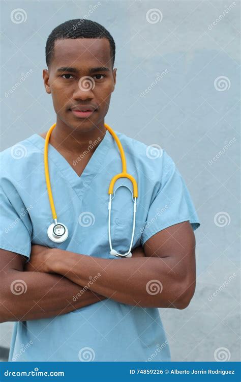 Photo Of An African American Male Nurse Stock Photo Image Of American