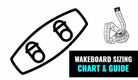 wakeboard size chart kg
