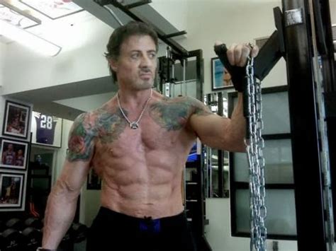 Sylvester stallone flaunted his buff bod during a shopping trip, while also showing off his impressive ink. Sylvester Stallone tattoos - Celebrities Tattooed