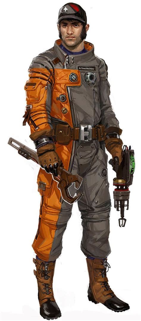 Ingénieur4 Sci Fi Characters Sci Fi Concept Art Sci Fi Character Design