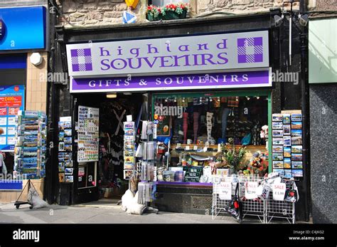 Souvenir Shop High Street Inverness Scottish Highlands Scotland