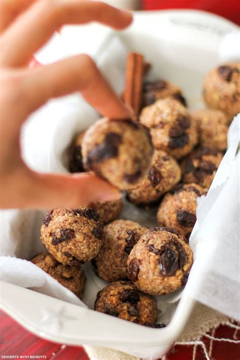 If your can of coconut milk doesn't seem very rich and creamy, you can always add an extra tablespoon of coconut oil! Desserts With Benefits Healthy Oatmeal Raisin Cookie Energy Bites (refined sugar free, gluten ...