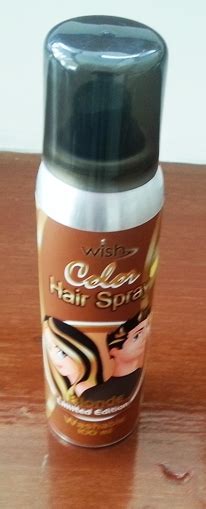 Temporary hair color sprays are a great alternative to permanently dying your hair. Wish Washable Men's Color Hair Spray - Pinoy Guy Guide