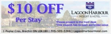 Shop on knights inn with coupons and enjoy big savings. Knights Inn Harbour Resort - Lagoon City Coupon - $10 off ...