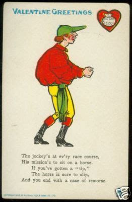 Nothing But Limericks: The Jockey - A Horse Racing Limerick Poems about football, basketball, tennis, boxing and athletics.