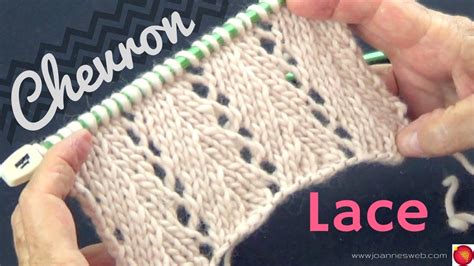 How many hand embroidery stitches do you know? Chevron Lace Knit Stitch