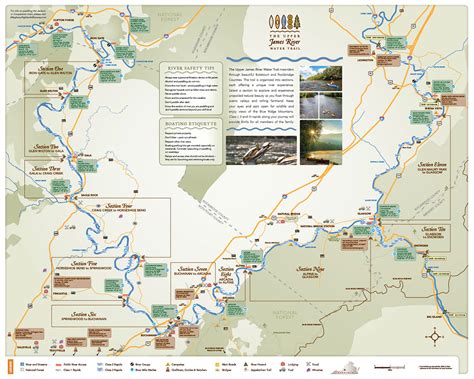 James River State Park Map