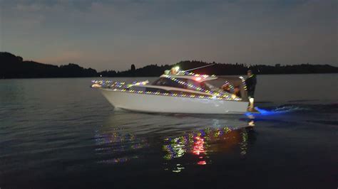 Lighted Boats Parade Lake Rotoiti Classic Wooden Boats Flickr