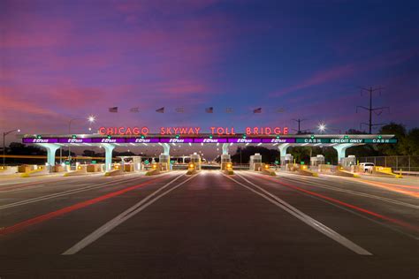 Chicago Skyway Canopy Plaza Restoration And Toll Bridge Chicago