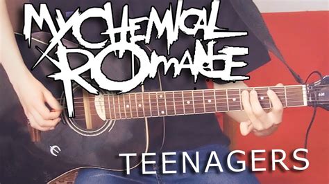 My Chemical Romance Teenagers Acoustic Guitar Cover Youtube