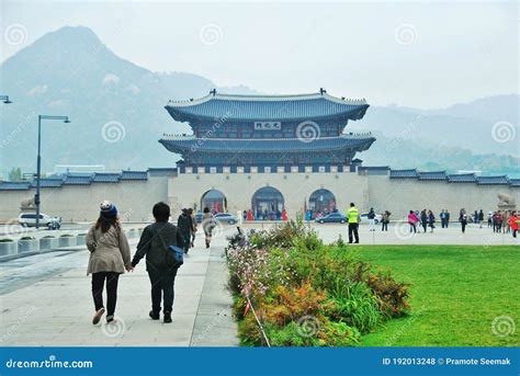 Gyeongbokgung Palace Royal Palace In The Centre Of Seoul Capital Of