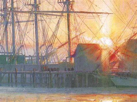 John Stobart Sunrise Over Nantucket In 1835 Scrimshaw Gallery