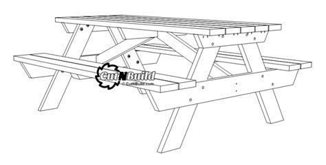 6 Foot Picnic Table Plans Cutnbuild