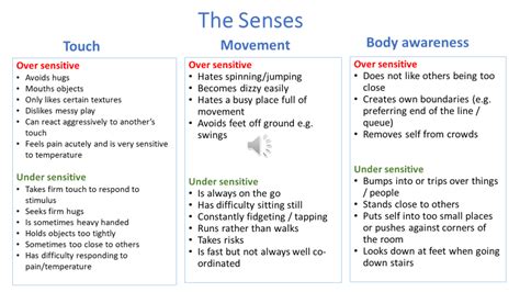 Sensory Needs