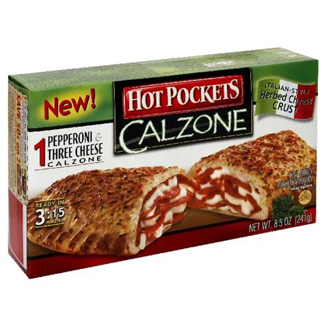 Hot Pockets Pepperoni And Three Cheese Calzone Shop Entrees And Sides