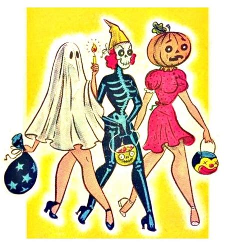 Vintage Halloween Costumes Vintage Halloween Art Halloween Art