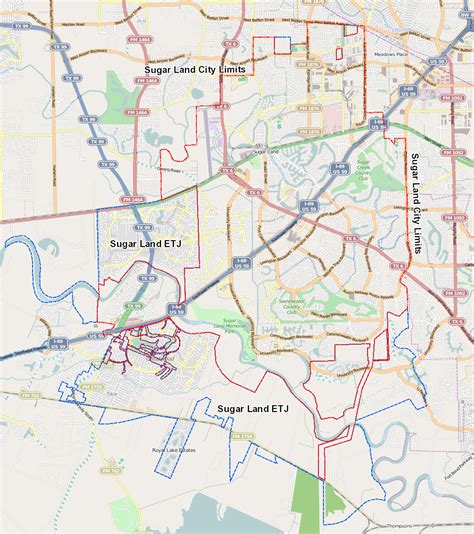Sugar Land Texas Area Map Light Hebstreits Sugar Land Texas