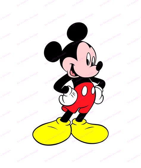 Mickey Mouse Svg File Mickey Svg Vinyl Cutting File Mickey Dxf Mickey