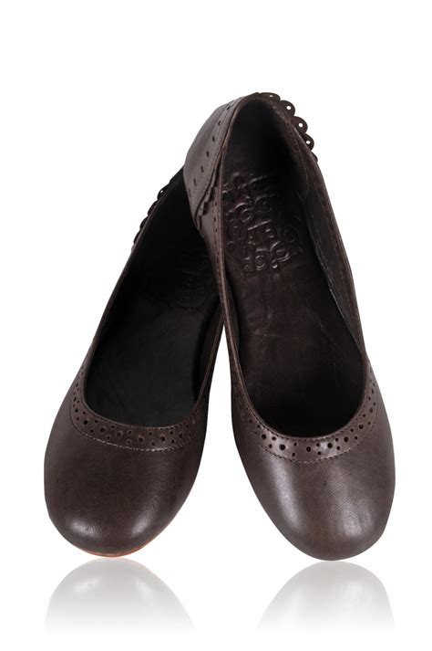 Uluwatu Dark Brown Shoes Leather Flats Leather By Balielf