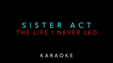 Karaoke Musical 『sister Act』the Life I Never Led Piano Instrumental