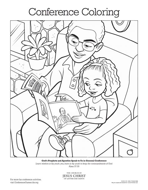 I can be a friend coloring page for lesson 33. LDS General Conference Activities for Kids #LDSConf
