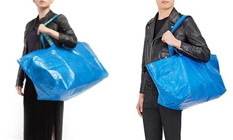 We are deeply flattered that the balenciaga tote bag resembles the ikea iconic sustainable blue bag for 99 cents. Ikea has a lols response to that Balenciaga 'copy' | Dazed
