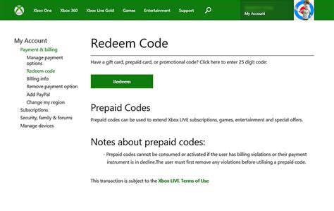 How To Redeem An Xbox Prepaid Code