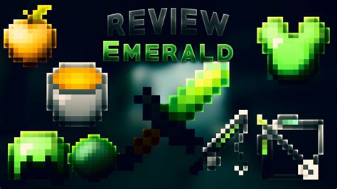 Minecraft Pvp Texture Pack Emerald Pack X16 Youtube