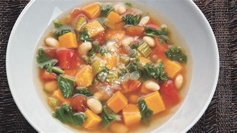 Serve with a fall salad of mixed greens, sliced apples and blue cheese. Sweet Potato Minestrone - Easy Diabetic Friendly Recipes ...