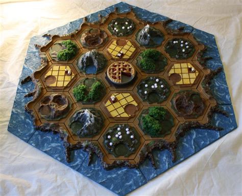 Settlers Of Catan 3d Printed Magnetic Game Board Etsy