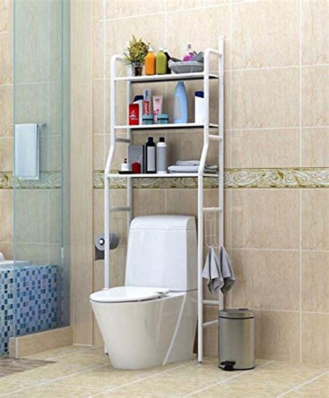 Lavnik 3 Tier Over The Toilet Space Saver Storage Bathroom Rack Shelves
