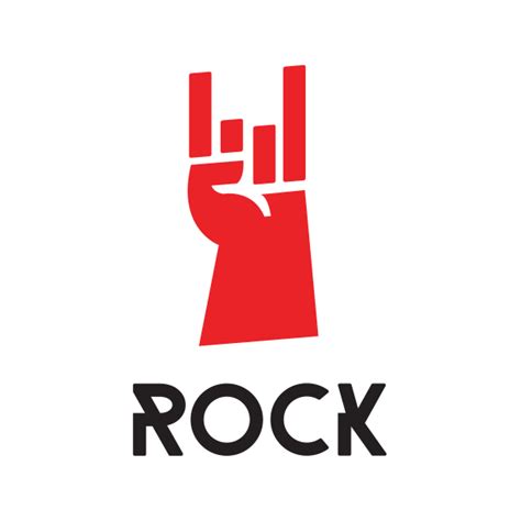 Printed Vinyl Rock N Roll Music Symbol Gesture Stickers Factory