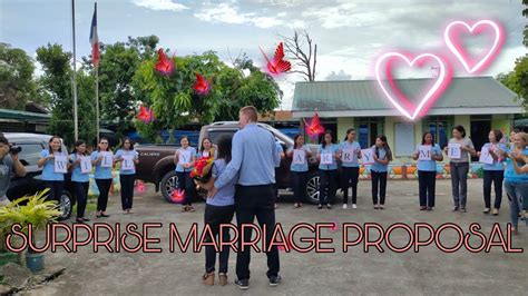 danish filipina marriage proposal in school youtube
