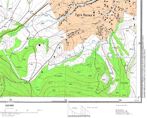 a part of the nationwide 1 10 000 scale topographic map download scientific diagram
