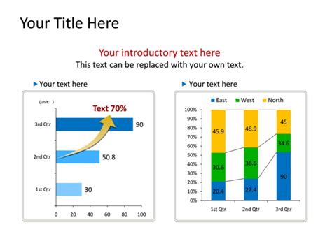 Powerpoint Slide Chart Bar And Clustered Column Multicolor Data