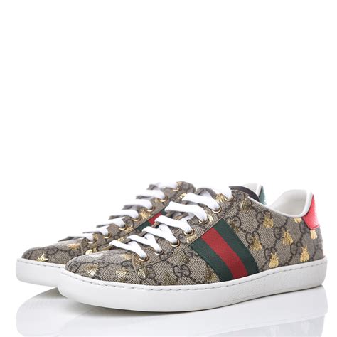 Gucci Gg Supreme Ayers Womens Ace Bee Sneaker 37 374420