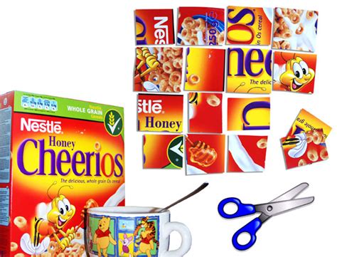 This cereal box puzzle is one of them. krokotak | HOMEMADE Cereal Box Puzzle