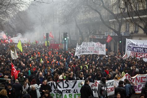 France Sees More Nationwide Protests Of Pension Changes