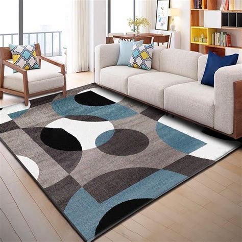 Nordic Geometric Carpets Living Room Bedroom Study Bedside Carpet