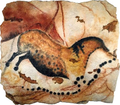 Lascaux Horse 36 X 32 In The Cave At Lascaux Located In Southwestern