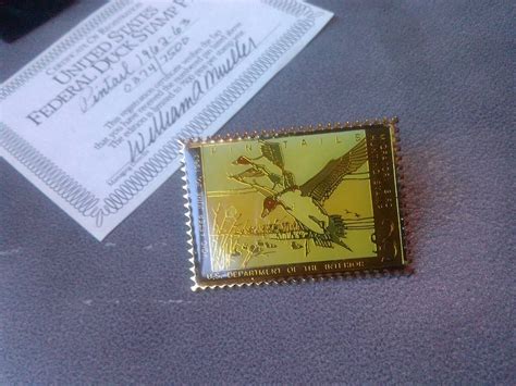 United States Federal Duck Stamp Pin Pintails Limited Edition Ebay