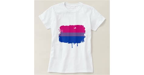 bisexual pride colors t shirt zazzle