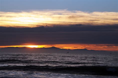 California Ocean Sunset Free Stock Photo Public Domain Pictures