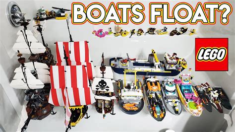 Do These Lego Boats Float 25 Tested Youtube
