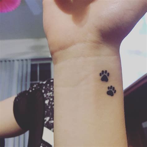 Paw Print Tattoo Pawprint Tattoo Tiny Tattoos For Girls Animal