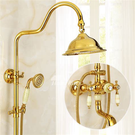 And, good looks aside, brass fixtures are also less prone to corrosion and leakage. Brass Bathroom Faucets Polished Wall Mount Gold Marble ...