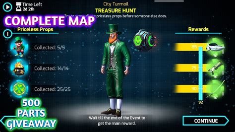 All Locations Of City Turmoil Treasure Hunt Event With A Complete Map